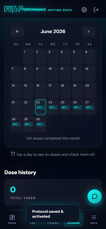 Injection scheduler